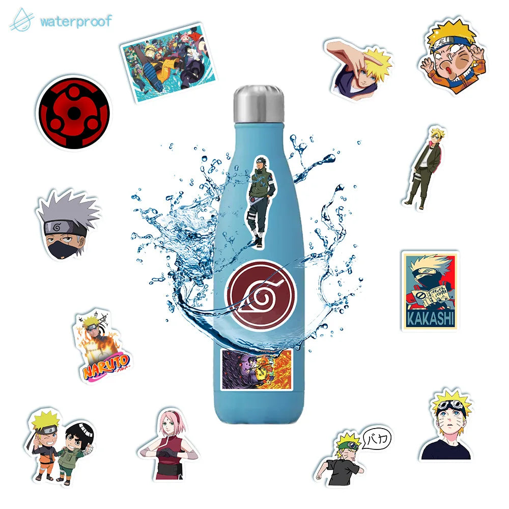 12pcs Cool Naruto Cartoon Stickers Decoration (Random 12pcs in each pack)