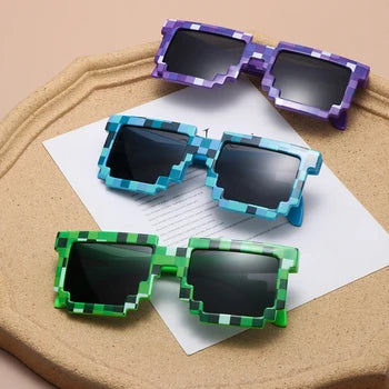 New pixel fashion Sun Glasses  Novelty Mosaic