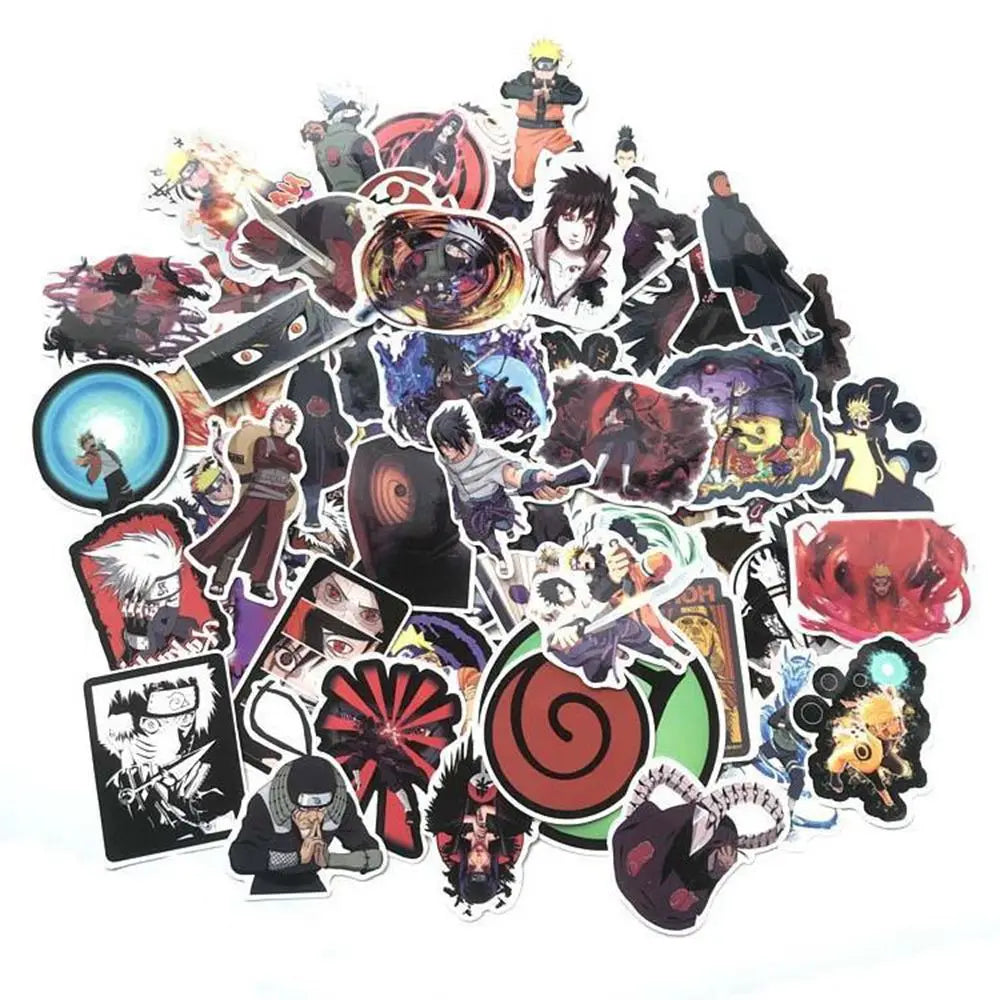 12pcs Cool Naruto Cartoon Stickers Decoration (Random 12pcs in each pack)